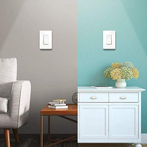 Kasa Smart Light Switch by TP-Link, Single Pole, Needs Neutral Wire, 2.4Ghz WiFi Light Switch Works with Alexa and Google Assistant, UL Certified, 1-Pack (HS200), White