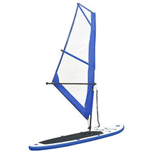 Load image into Gallery viewer, INLIFE Inflatable Stand Up Paddleboard with Sail Set Blue and White

