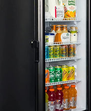 Load image into Gallery viewer, Premium Levella PRF907DX Single Door Merchandiser Refrigerator-Upright Beverage Cooler-9.0 cu ft-Black
