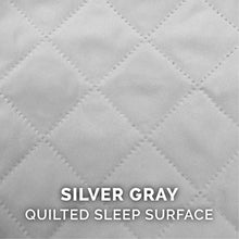 Load image into Gallery viewer, Furhaven Pet Bed for Dogs and Cats - Quilted Sofa-Style Egg Crate Orthopedic Dog Bed, Removable Machine Washable Cover - Silver Gray, Jumbo (X-Large)
