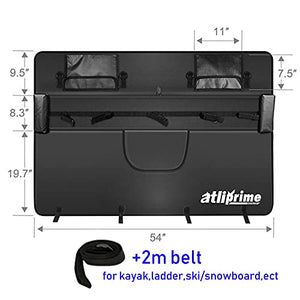 atliprime Truck Tailgate Pickup Pads Bike Tailgate Cover for Bicycle Rack with 5 pionts