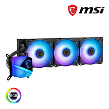 Load image into Gallery viewer, MSI MAG CoreLiquid C360 - AIO ARGB CPU Liquid Cooler - 360mm Radiator - LGA 1700 Ready - Triple 120mm ARGB PWM Fans
