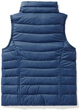 Load image into Gallery viewer, Amazon Essentials Girl's Lightweight Water-Resistant Packable Puffer Vest, Navy, Medium
