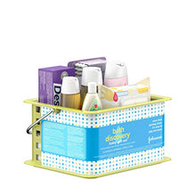 Load image into Gallery viewer, Johnson's Bath Discovery Gift Set for Parents-to-Be, Caddy with Baby Bath Time &amp; Skin Care Essentials, Bath Kit Includes Baby Body Wash, Shampoo, Wipes, Lotion &amp; Diaper Rash Cream, 7 Items

