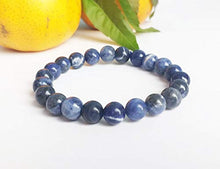 Load image into Gallery viewer, 8 mm Kyanite stone bracelets stretch bracelets blue bracelets men women bracelets gemstone bracelets friendship bracelets boy girl
