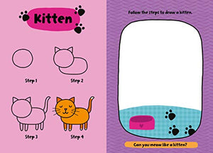 My First Learn-To-Draw: Baby Animals: (25 Wipe Clean Activities + Dry Erase Marker, Perfect Easter Gift or Basket Stuffer) (My First Wipe Clean How-To-Draw)