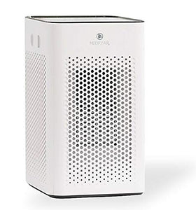 Medify MA-25 W1 Medical Grade Filtration H13 True HEPA for 500 Sq. Ft. Air Purifier | Dual Air Intake | Two '3-in-1' Filters | 99.9% removal in a Modern Design - White