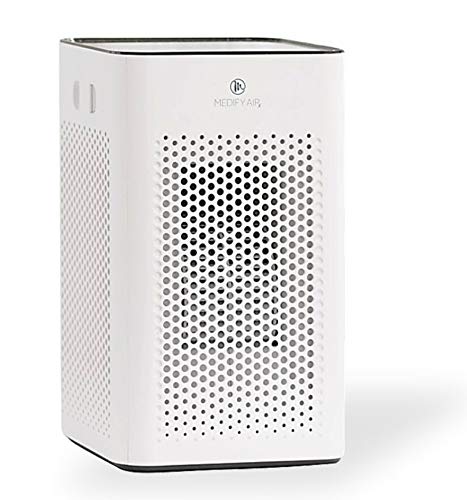 Medify MA-25 W1 Medical Grade Filtration H13 True HEPA for 500 Sq. Ft. Air Purifier | Dual Air Intake | Two '3-in-1' Filters | 99.9% removal in a Modern Design - White