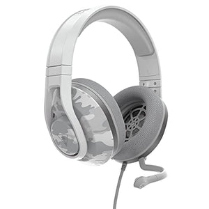Turtle Beach Recon 500 Multiplatform Gaming Headset for Xbox Series X, Xbox Series S, Xbox One, PS5, PS4, PlayStation, Nintendo Switch, Mobile, & PC with 3.5mm - 60mm Dual Drivers, Memory Foam - White