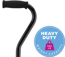 Load image into Gallery viewer, NOVA Medical Products Heavy Duty Quad Cane with Large Base, Black, 4.5 Pound (5710BK)
