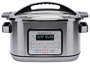 Instant Pot Aura Pro 11-in-1 Multicooker Slow Cooker, 8 Qt, 11 One-Touch Programs