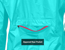 Load image into Gallery viewer, Little Donkey Andy Women&#39;s Lightweight Waterproof Cycling Running Rain Jacket, Packable Windbreaker Fall Jacket Light Blue Size M
