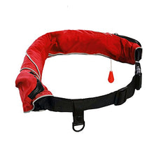 Load image into Gallery viewer, Eyson Inflatable Life Jacket Life Vest Life Ring Belt Pack Waist Bag Automatic (Red)
