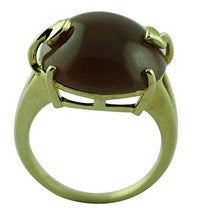 Load image into Gallery viewer, Carillon Certified Chocolate Moonstone Natural Gemstone OVAL Shape Engagement Ring 925 Sterling Silver Jewelry For Women for Men
