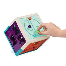 Load image into Gallery viewer, Battat - Shape Sorter Cube – Sorting Toy for Learning – Shapes, Letters, Numbers – 12 pcs – Educational Activity Cube with Bead Maze – Toddlers, Kids – 2 Years +
