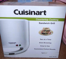 Load image into Gallery viewer, Cuisinart WM-SW2N Dual-Sandwich Nonstick Electric Grill

