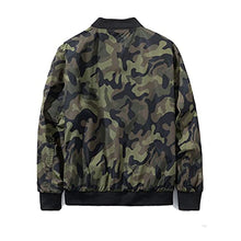 Load image into Gallery viewer, URBANFIND Men's Slim Fit Lightweight Sportswear Jacket Casual Bomber Jacket US XL Camo Green

