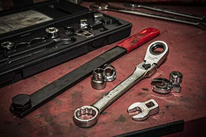 GEARWRENCH 15 Pc. Serpentine Belt Tool Set with Locking Flex Head Ratcheting Wrench - 89000