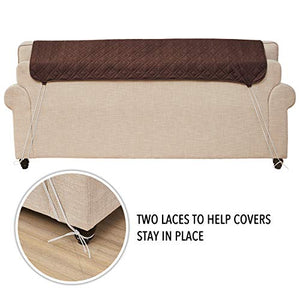 Rose Home Fashion RHF Anti-Slip Oversized Recliner Cover for Leather Sofa & Oversized Recliner Covers, Slipcovers for Recliner, Recliner Covers, Recliner Chair Covers(Recliner-Oversized:Chocolate)