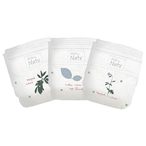 Eco by Naty Baby Diapers, Newborn, 100 Ct, Plant-based with 0% Oil Plastic on Skin, One Month Supply