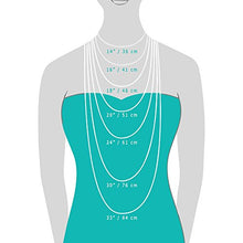 Load image into Gallery viewer, 14K Solid White Gold Pendant Necklace | Round Cut Cubic Zirconia Solitaire | 2.0 Carat | 16 Inch .60mm Box Link Chain | With Gift Box
