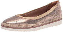 Load image into Gallery viewer, Clarks womens Serena Kellyn Loafer Flat, Metallic Leather, 8 Wide US
