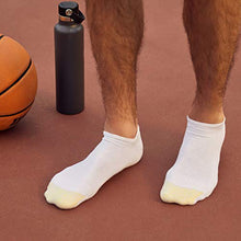 Load image into Gallery viewer, Gold Toe Men's Cotton No Show Athletic Sock - 10-13 (Shoe Size 6-12.5) - White, (6-Pack)
