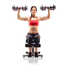 Load image into Gallery viewer, Bowflex SelectTech 552 - Two Adjustable Dumbbells Black, Red, Grey. Version 2, Medium

