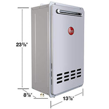 Load image into Gallery viewer, Rheem Mid-Efficiency 8.4GPM Outdoor Natural Gas Tankless Water Heater
