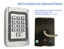 Load image into Gallery viewer, Supreform IP68 Waterproof Universal 12V 24VDC Metal Case Digital Wired Keypad for Garage Door, Gate Opener and Access Control Systems, Code or ID Card Access
