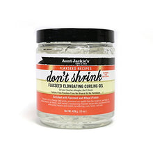 Load image into Gallery viewer, Aunt Jackie&#39;s Flaxseed Recipes Don&#39;t Shrink Elongating Hair Curling Gel for Natural Curls, Coils and Waves, Helps Prevent Dryness and Flaking, 15 oz
