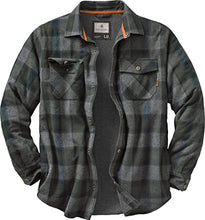 Load image into Gallery viewer, Legendary Whitetails Men's Standard Archer Thermal Lined Shirt Jacket, Balsam Shadow Plaid, Medium
