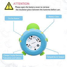 Load image into Gallery viewer, Doli Yearning Baby Bath Thermometer with Room Temperature| Fahrenheit and Celsius|Frog Lovely Shape|Kids&#39; Bathroom Safety Products| Bath Toys…
