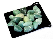 Load image into Gallery viewer, Zentron Crystal Collection Tumbled Green Aventurine 1" Stones (1/2 Pound)
