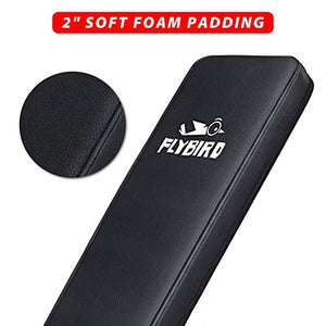 FLYBIRD Weight Bench, Adjustable Strength Training Bench for Full Body Workout with Fast Folding- 2020 Version
