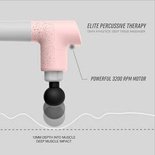 Load image into Gallery viewer, Onyx Athletics X-56 Elite - Professional Percussion Massage Gun for Athletes - Muscle Massager Handheld - Ultra Quiet Deep Tissue Personal Massager - Full-Body Relief and Recovery (Shell Pink)
