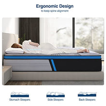 Load image into Gallery viewer, Queen Mattress, Avenco Queen Size Mattress Medium Firm, 12 Inch Hybrid Queen Mattress in a Box, Gel Memory Foam with Pocket Spring for Motion Isolation, Edge Support, CertiPUR-US &amp; ISPA

