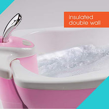 Load image into Gallery viewer, Summer Lil Luxuries Whirlpool Bubbling Spa &amp; Shower (Pink) – Luxurious Baby Bathtub with Circulating Water Jets – Includes Deluxe Newborn Sling and Clean Rinse Spa/Shower Unit
