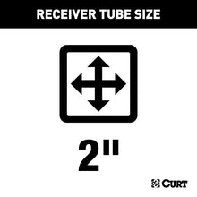 Load image into Gallery viewer, CURT 13040 Class 3 Trailer Hitch, 2-Inch Receiver, Compatible with Select Chevrolet Express, GMC Savana, Black
