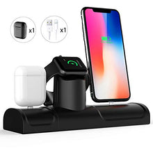 Load image into Gallery viewer, Daite Charging Stand for Apple Products,3 in 1 Charging Dock Stand Compatible with iPhone Xs/Xs Max/Xr/X/8 plus/8/7plus/7/iWatch Series 4/3/2/1. (3 in 1)
