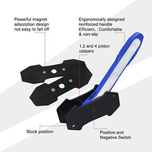Load image into Gallery viewer, AutoWanderer Tool Brake Caliper Compression Tool, Car Ratcheting Brake Spreader Caliper Pistion Press Tool for Single Twin Quad Piston Disc Brake, Blue

