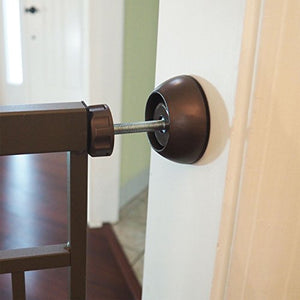Baby Gate Guru Small Wall Protector 4 Pack - Bronze - Cup Pads to Guard Your Walls from Pressure Mounted Baby Gates, Pet Gates, Safety Gates, Shower Curtain Rods, and More (4 Pack, Bronze)