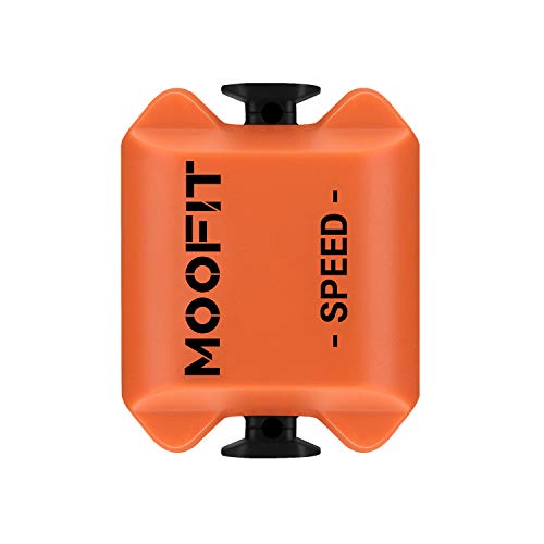 moofit Bluetooth & ANT+ Cycling Speed Sensor IP67 Waterproof Wireless Bike Speed Sensor for Wahoo, Zwift, Elite HRV, Endomondo, Peloton, Rouvy, and Cycling Computer