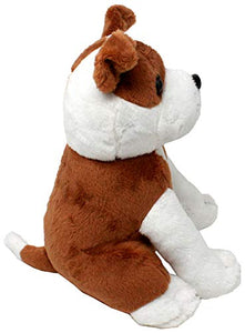 Shelter Pets Stuffed Animals: Tillman - 10" Brown and White Pitbull Plush Dog - Based on Real-Life Adopted Pets - American Staffordshire Terrier - Benefiting the Animal Shelters They Were Adopted From