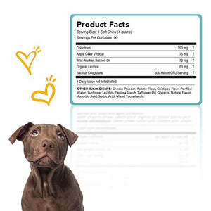 Ready Pet Go! Omega 3 & Allergy Chews for Dogs | Probiotics & Allergy Immune Supplements for Itch & Allergy Relief | Fish Oil for Dog Shedding, Skin Allergy, Itch Relief | 90 Chews Each