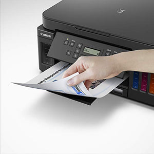 Canon PIXMA G6020 All-In-One Supertank Wireless (Megatank) Printer, Copier and Scan with Mobile Printing, Black, Works with Alexa