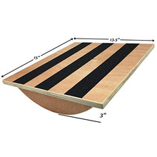 Load image into Gallery viewer, 15&quot; Stretching and Balancing Exercise Board by Trademark Innovations,Black
