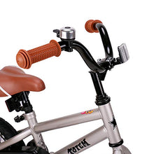 Load image into Gallery viewer, JOYSTAR 16 Inch Kids Bike for 4 5 6 Years Boys, Kids Bicycle with Training Wheel &amp; Coaster Brake, 85% Assembled, Silver
