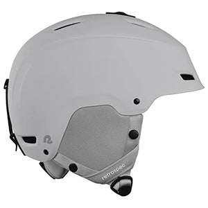 Retrospec Zephyr Ski & Snowboard Helmet for Adults - Adjustable with 9 Vents - ABS Shell & EPS Foam - Matte Slate - Large 59-62cm