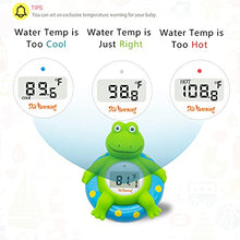 Load image into Gallery viewer, Doli Yearning Baby Bath Thermometer with Room Temperature| Fahrenheit and Celsius|Frog Lovely Shape|Kids&#39; Bathroom Safety Products| Bath Toys…
